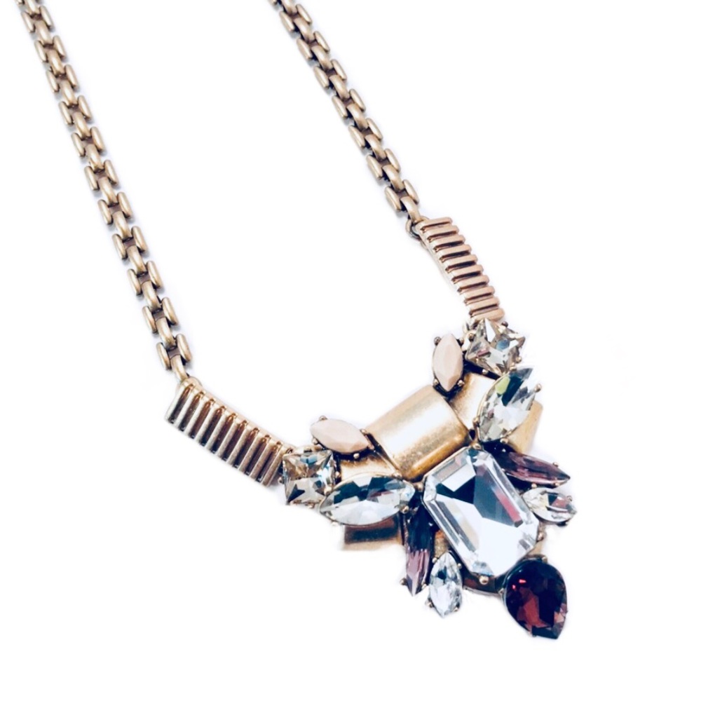 J. Crew Crystal Embellished Necklace